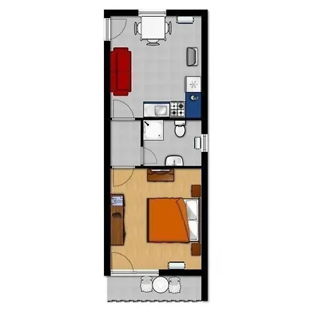 شقة Ferienwohnung Fuer 2 Personen 1 Kind Ca 35 Qm In Zalakaros, Westungarn Zala - B57848